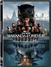 Black Panther: Wakanda Forever (DVD, 2022) Very Good Ex Library Ships Free