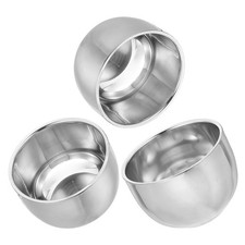 Unbreakable Shaving Cup Mug: Stainless Steel Soap Bowl for Men Barbers Grooming