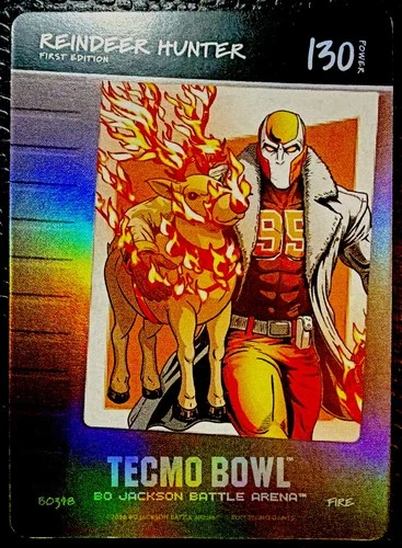 Tecmo Bowl Bo Jackson Battle Arena Reindeer Hunter Blow On It Fire 🔥 B0348