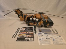 Vintage GI Joe 1986 Tomahawk Helicopter 100 COMPLETE w Lift-Ticket & RARE MIC