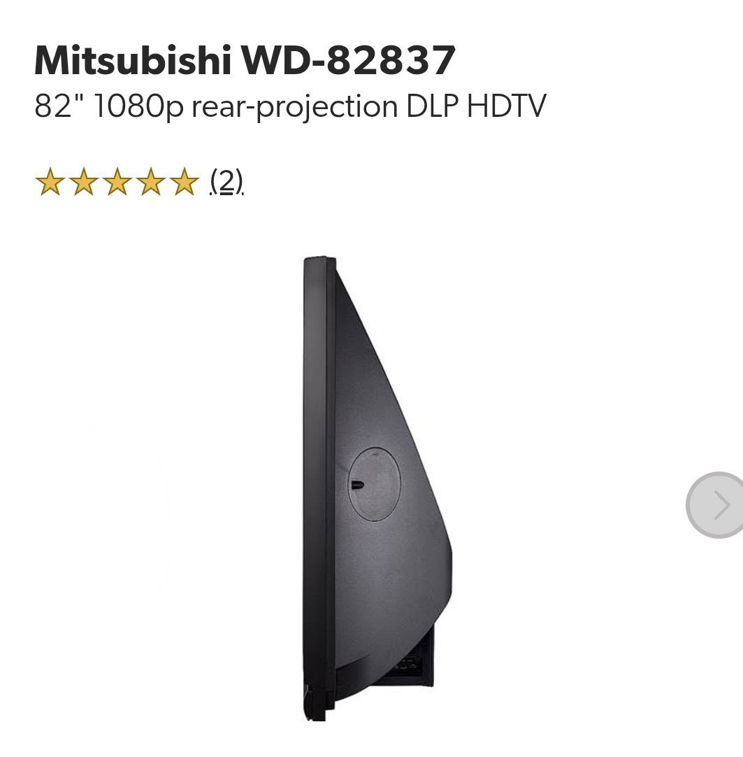 Mitsubishi 82-Inch Screen TV | eBay