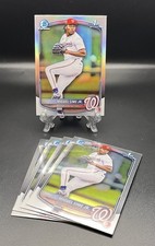 5 CARD LOT - 2025 BOWMAN DRAFT CHROME MIGUEL SIME JR RC NATIONALS BDC181