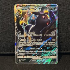 Carta Pokemon promozionale Umbreon GX SM36 Sole e Luna Stella Nera