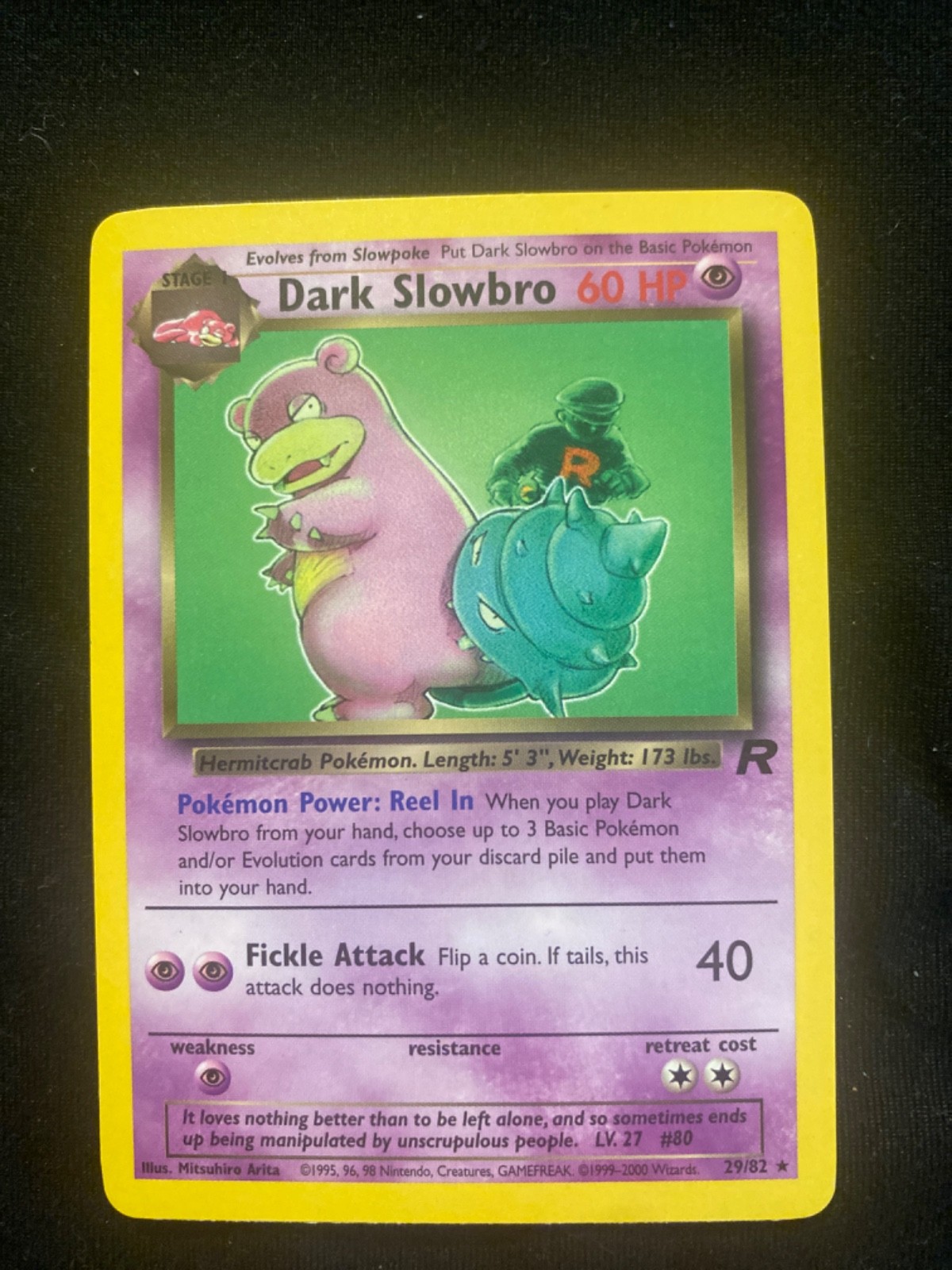 Dark Slowbro 29/82 Team Rocket Regular