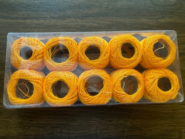 Cotton Crochet/Embroidery Thread/Yarn-Set of 10 Rolls-15 DMC Colors Available