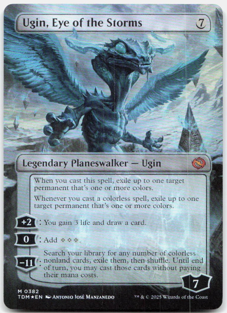 Ugin, Eye of the Storms (Borderless) *Foil* TDM 382 NM | eBay