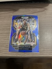 2022-23 Panini Prizm Draft Picks Jordan Poole #28 Blue #197/199