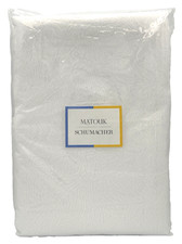 Matouk Schumacher Cora White Queen Coverlet 94x97 Cotton Matelasse Made in USA