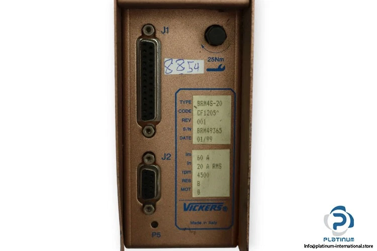 VICKERS BRM4S-20 SERVO DRIVE_VICKERS CF1205_BRM4S 20 - Image 3 of 3