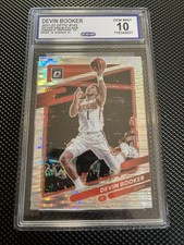 Devin Booker 21-22 Donruss Optic #142 Silver Prizm Pulsar Graded CCG 10 Slab