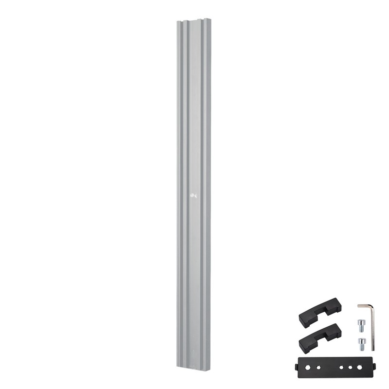 YesSources Aluminum Arm Pole for 2 Monitors Up to 32" PC Mobile Cart Load 44 Lbs