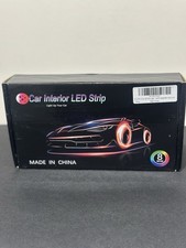 Car Interior LED RGB Light Strip 12V Multicolor 4 Door Kit with Remote