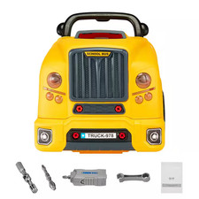 Engine Toy, 60 Pieces, Kids Mechanic Car Repair Set Removable Parts, Lights and