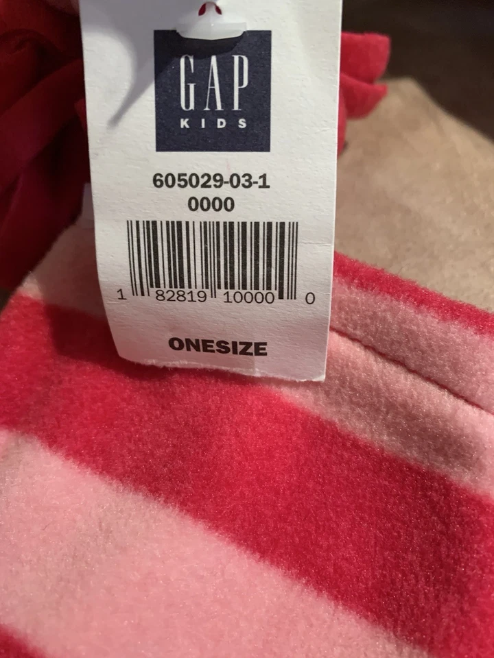 ¡NUEVO CON ETIQUETAS! Juego de manopla y bufanda reversibles GAP para niñas 🧣 talla L Foto 4 de 4