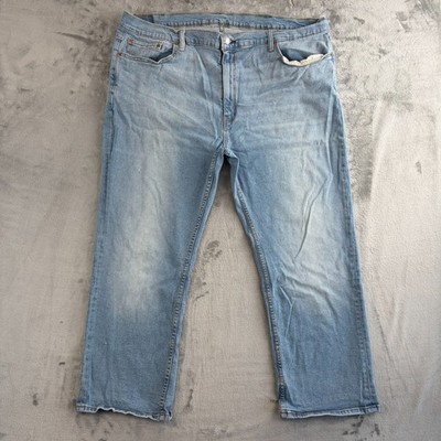 Levi s 559 hellblaue Relaxed Straight Jeans W44 L30 Classic Denim
