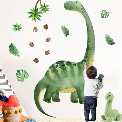 Large Dinosaur Wall Decals for Boys Room - Sunoyar Removable Kids Dino Wall Deco