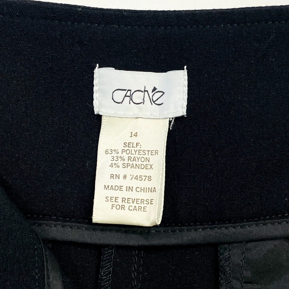 Pantalones Cortos Caché Para Mujer 14 Negro Cadena Cinturón Cortes Ropa de Calle Foto 4 de 4