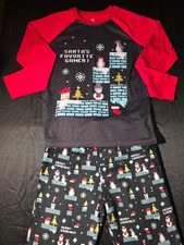 Holiday Time Boys Gaming Long Sleeve Top and Pants, 2-Piece Pajama, L10/12 01 