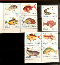 OMAN - 1972 FISH ~ SWORDFISH ~ SCORPION FISH         cto     #26024