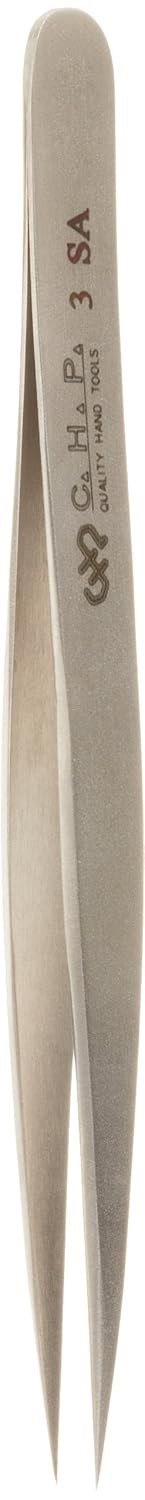 Hakko Stainless Non-Magnetic Precision Tweezers with Very Fine Point