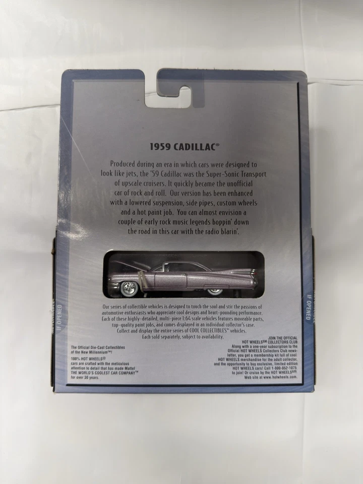 100% Hot Wheels 1959 CADILLAC совершенно новый - Изображение 2 из 3