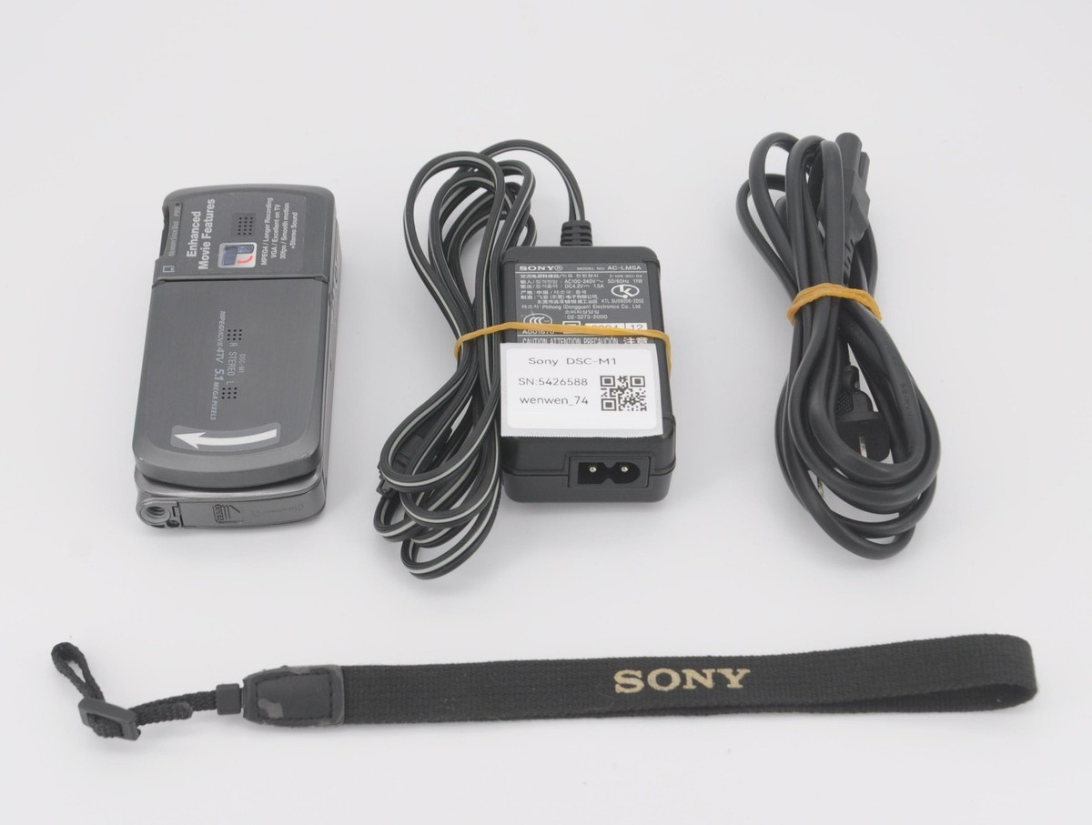 Sony Cyber-shot DSC-M1 5.1MP Digital Camera - Black for sale