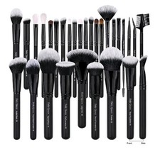 29pcs Black Professional Makeup Brush Set