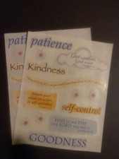 Creative Memories Block Stickers 4" x 5" Grace Lot of Two