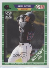 2021 Leaf Pro Set Baseball Blaster Green Kahlil Watson #PS40 07rd