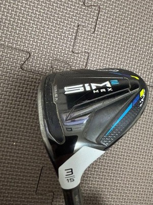 TaylorMade SIM2 MAX 3W Linkshänder 15° Loft Fairwayholz S Flex