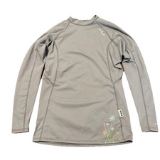 NRS Womens Rashguard Size S Long Sleeve Fitted Stretch Surf Floral 50 UPF
