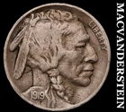 1919 Buffalo Nickel - Scarce  Better Date  No Reserve  #i6360