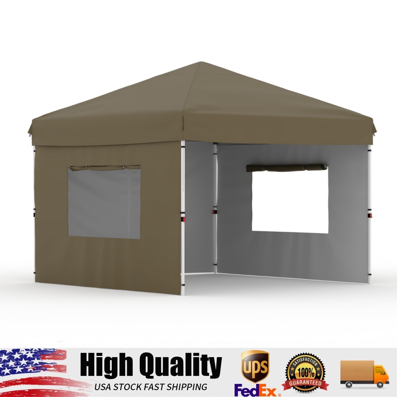 Tent With 3 Side Walls, Heavy Duty Canopy Set