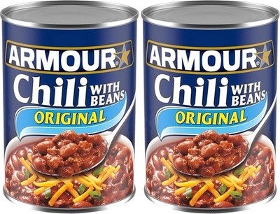 Armour Star Chili   With Beans  14 oz (Pack of 2)