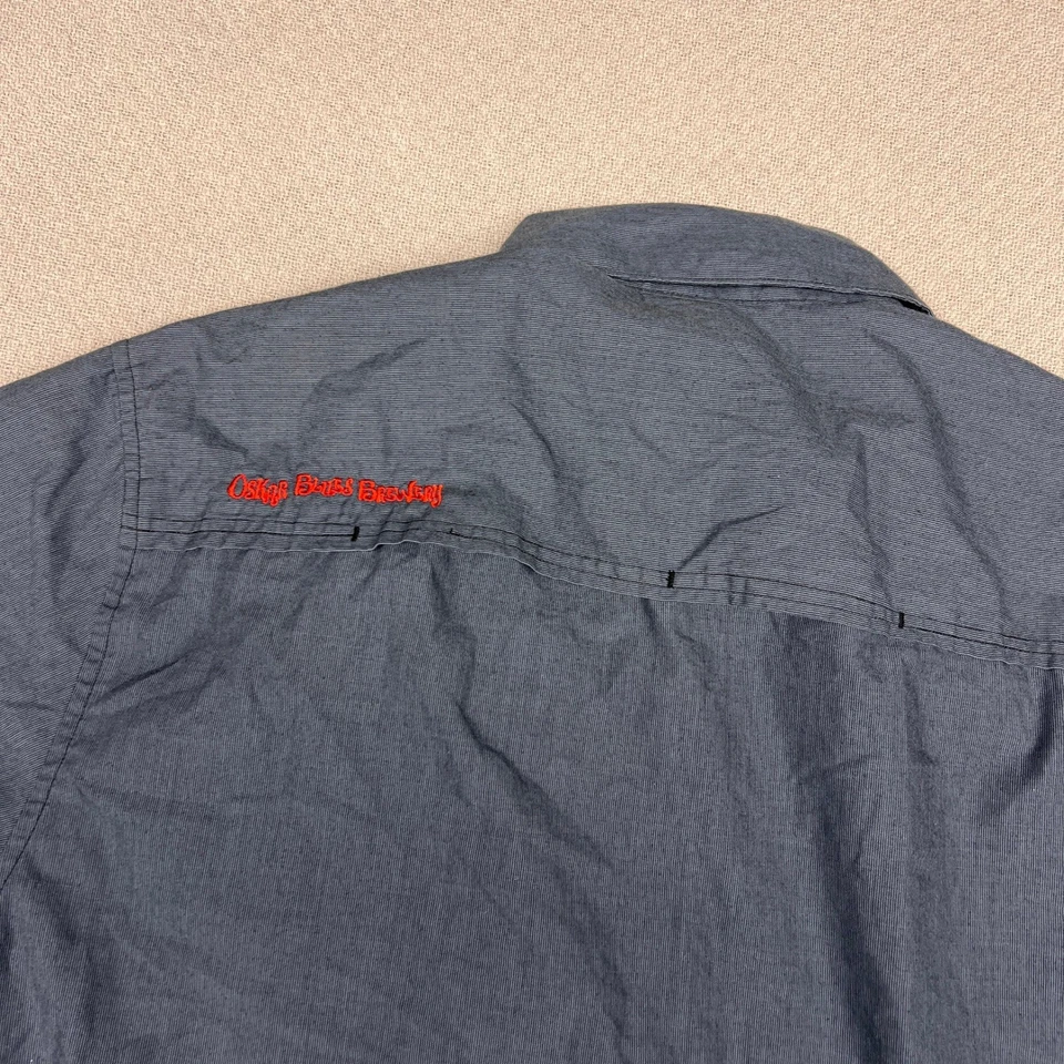 Howler Bros Dale Pale Ale Shirt Mens M Blue Gaucho Pearl Snap Western Cowboy - Image 4 of 4