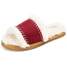 Journee Collection Women's Tru Comfort Foam Mardie Slipper Wine 7.5 Medium