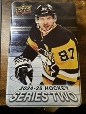 2024-25 UPPER DECK SERIES 2 HOCKEY EMPTY TIN - SIDNEY CROSBY. - KEINE KARTEN