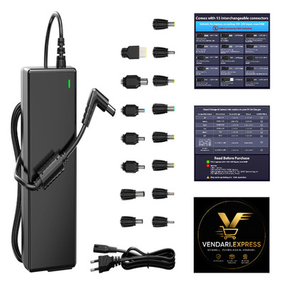 90W Universal Ladegerät 15 Stecker 18V-20V 4,7