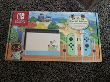 Nintendo Switch Animal Crossing Special Edition Console Bundle w/ Controllers