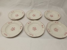 6x Teller Suppenteller Villeroy Und Boch Porzellan Val Rouge