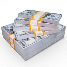 200 2000 Aged Money Props Toy Play Fake Bills For Video, Learning Education Toys