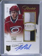 2013-14 Panini Rookie Anthology Selection Prime 24/50 Jared Staal #120 Auto x5u