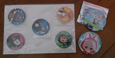 Japanese Anime Character Can Badge Lot Bulk Set Pin Collection Japan