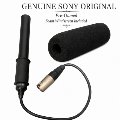 SONY ECM-XM1 マイクロホン SONY ECM-XM1 ガンマイク XLR接続 動作確認