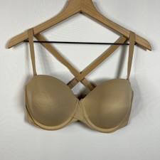 Maidenform Stay Put Strapless Bra 40D Nude Convertible Multiway Underwire SE6990