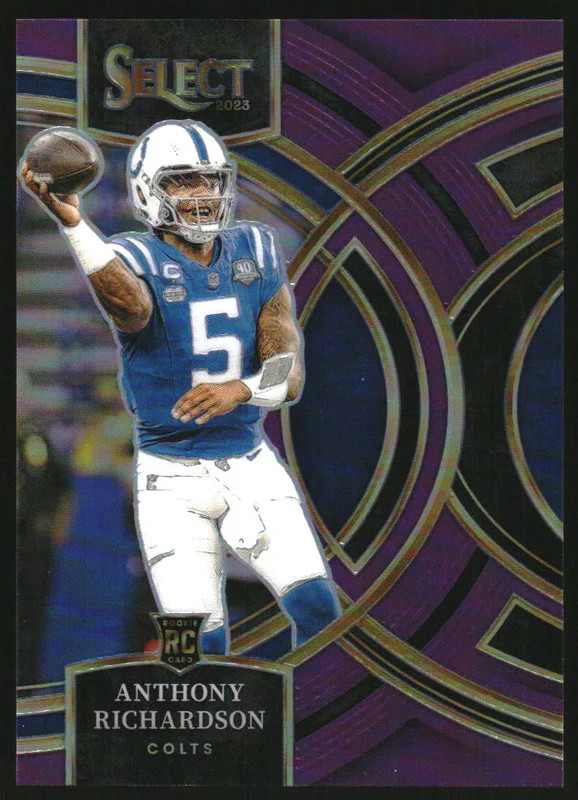 2023 Select Prizm Purple #117 Anthony Richardson RC Rookie /75