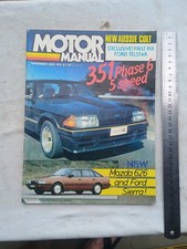 1982 Motor Magazine XE Ford V8 Lancia HPE Colt VH Holden Commodore Turbo CDT