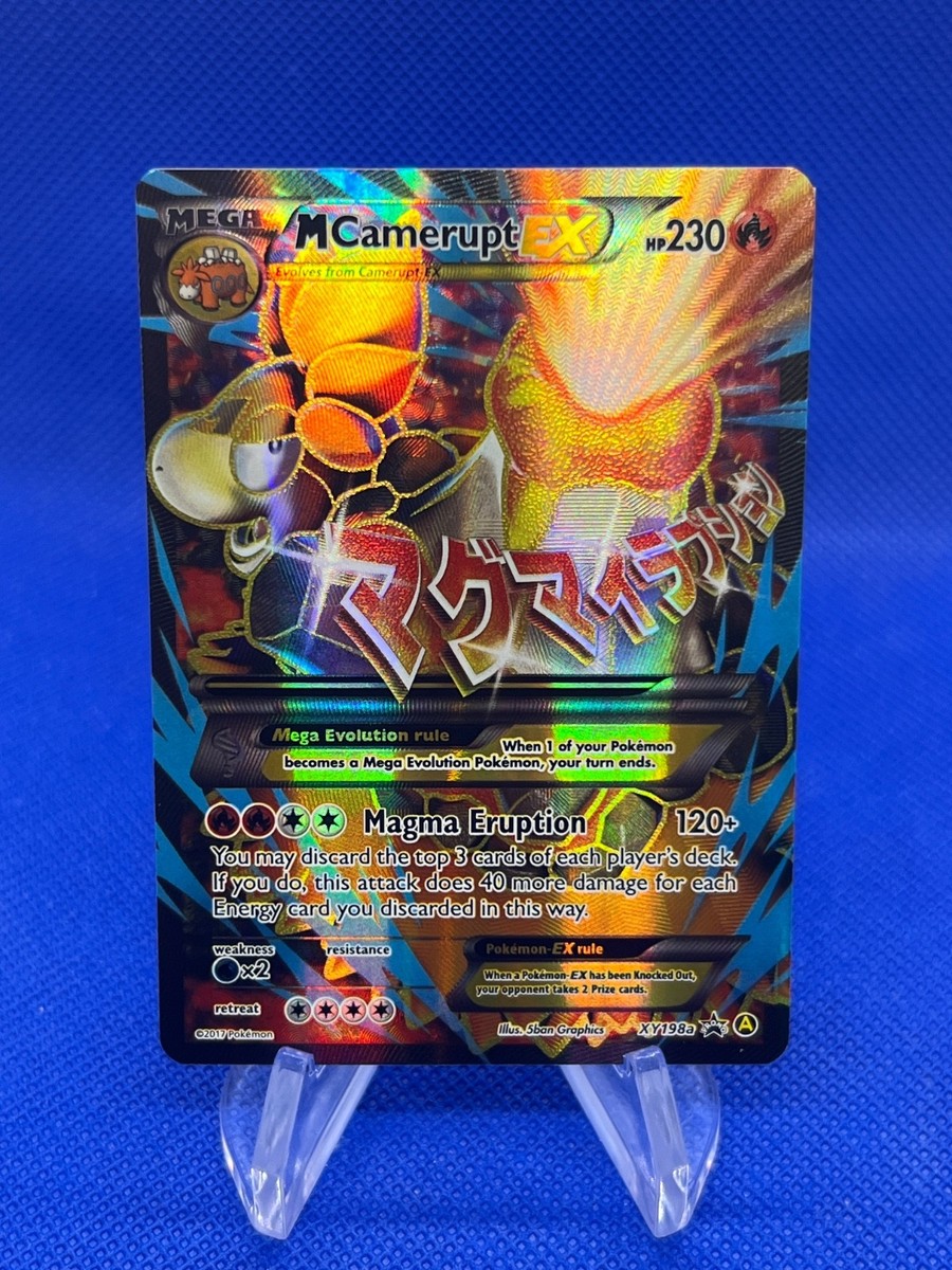 Pokemon XY Alternate Art Promos Mega M Camerupt EX XY198a Black