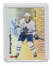 2025-26 Flair Bobby McMann Auto - Autographics Maple Leafs