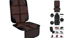 Car Seat Protector 1 Pack Car Seat Cushion Mat Thickest 1 Seat Protector Brown